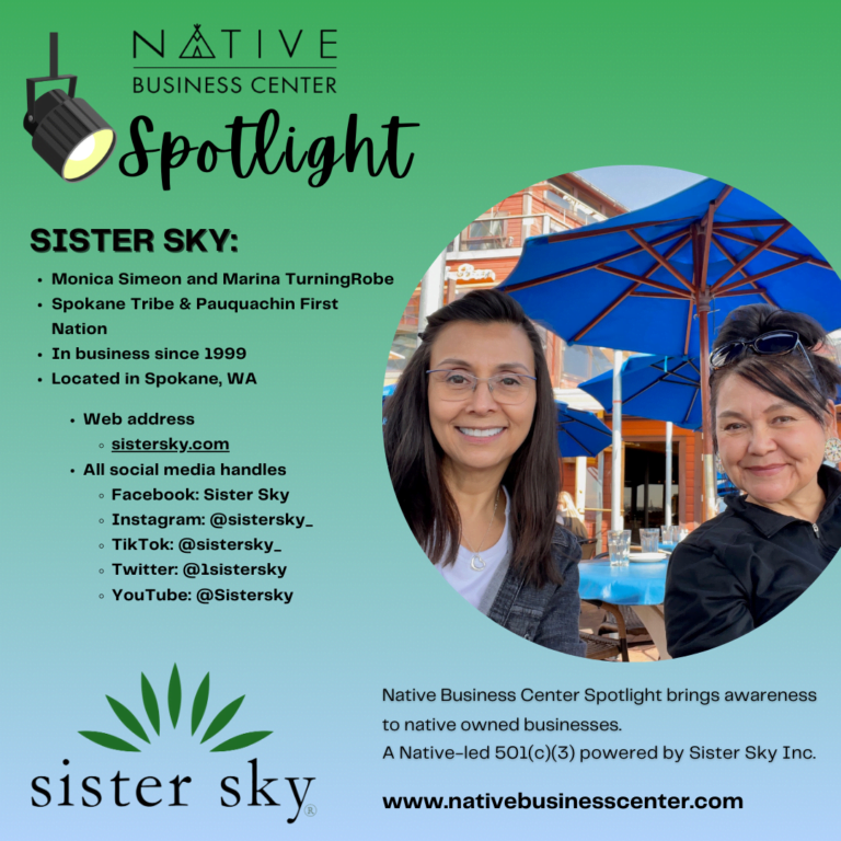 Native-owned businesses (58)Sister SKy